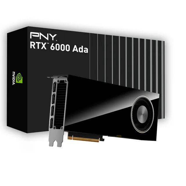 pny-nvidia-rtx-6000-ada-carte-graphique-professionnelle-verto image 1