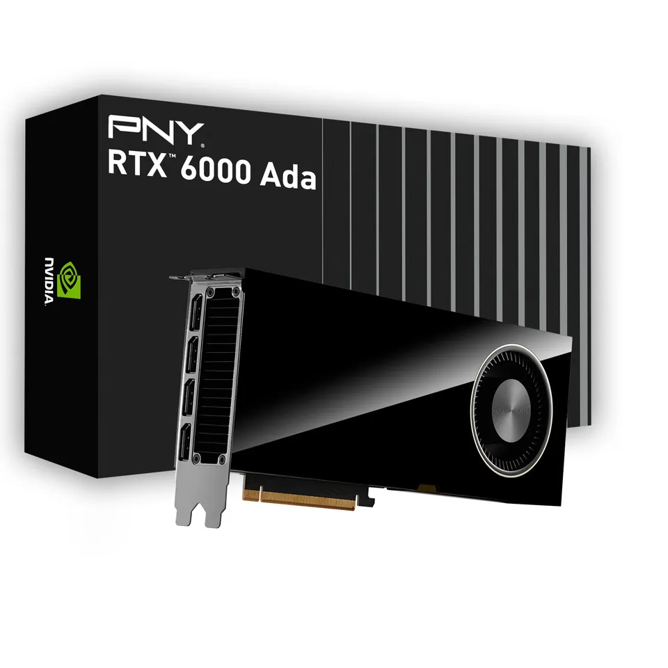 pny-nvidia-rtx-6000-ada-carte-graphique-professionnelle-verto image 1