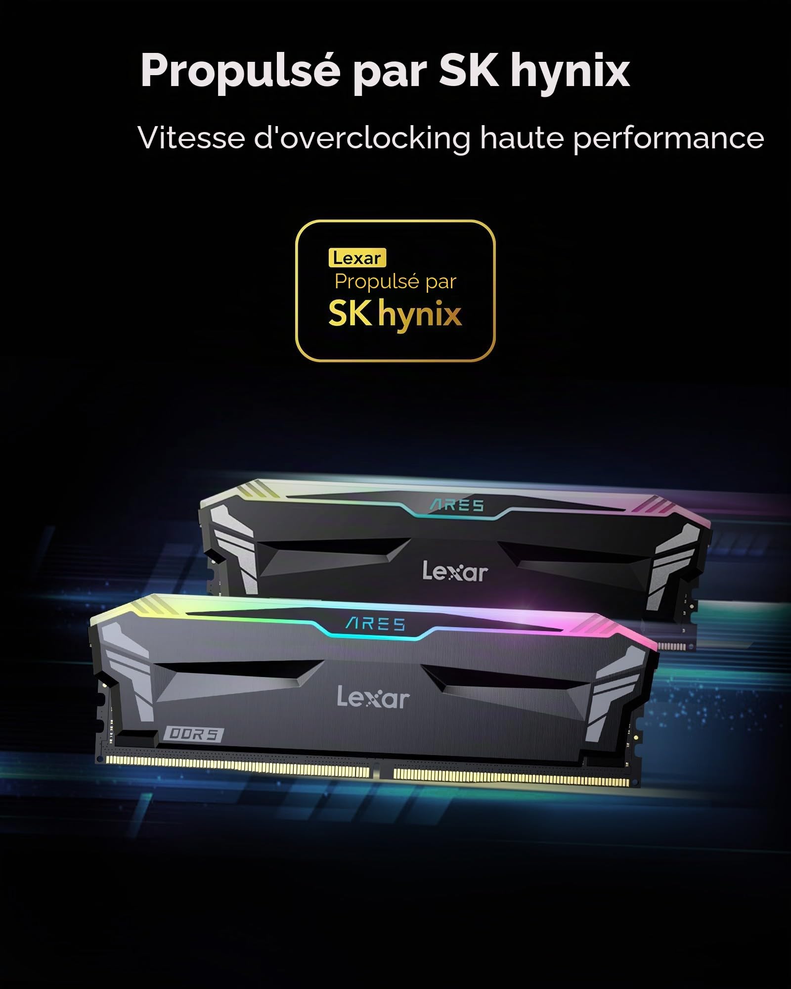 lexar-ares-rgb-ddr5-32-go-2x16-go-6800-mhz-cl34-xmp-3-0-expo-1-4v image 2
