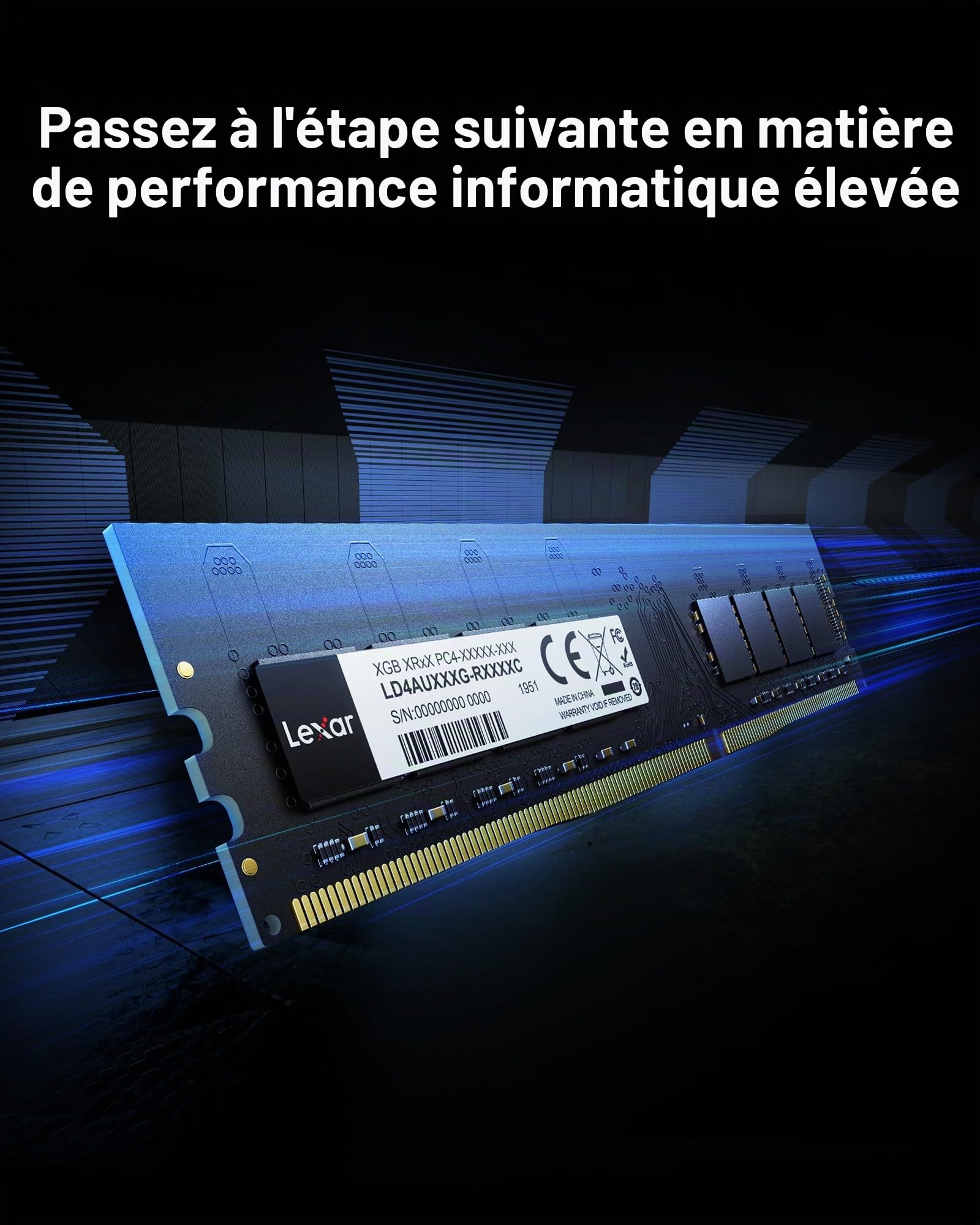 lexar-thor-udimm-32-go-ddr4-3200-mhz-ram-de-bureau-288-broches-cl22-22-22-52-1-2 image 2
