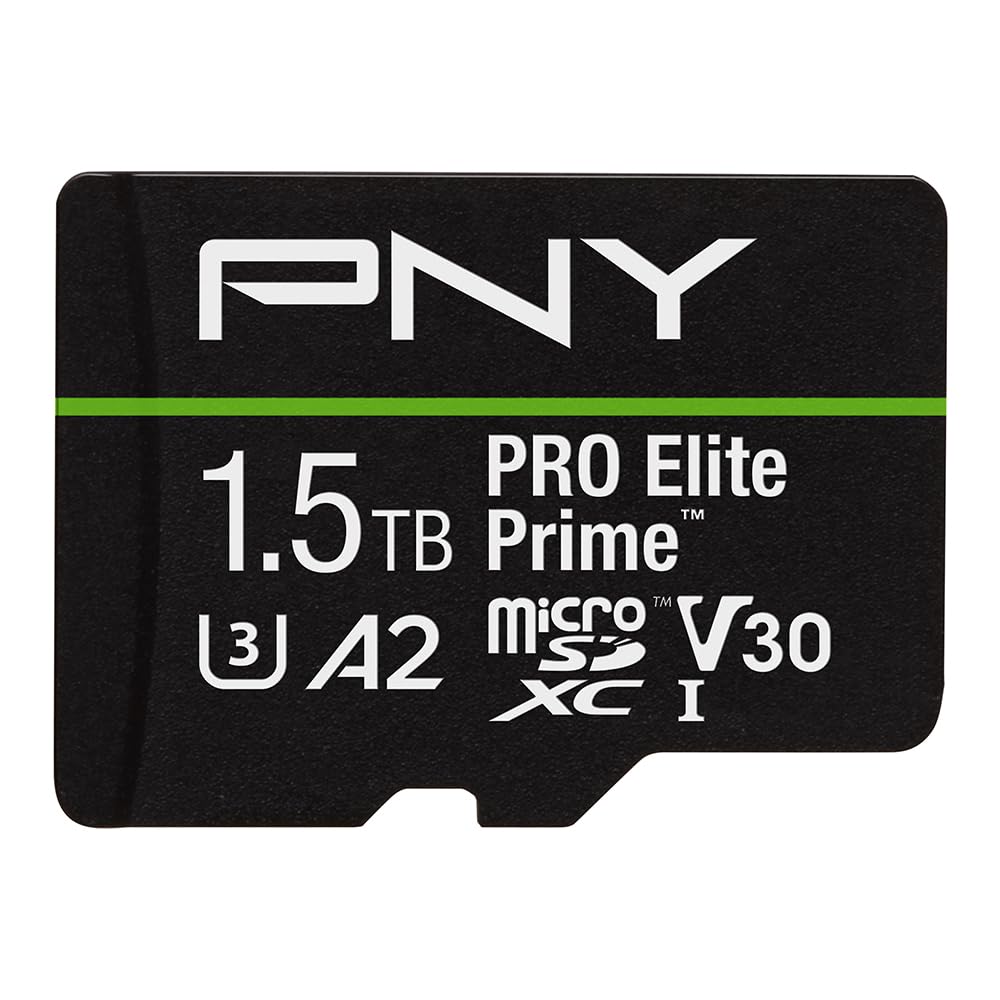 pny-pro-elite-prime-c10-u3-v30-a2-carte-microsdxc-1-5-to-adaptateur-sd image 2
