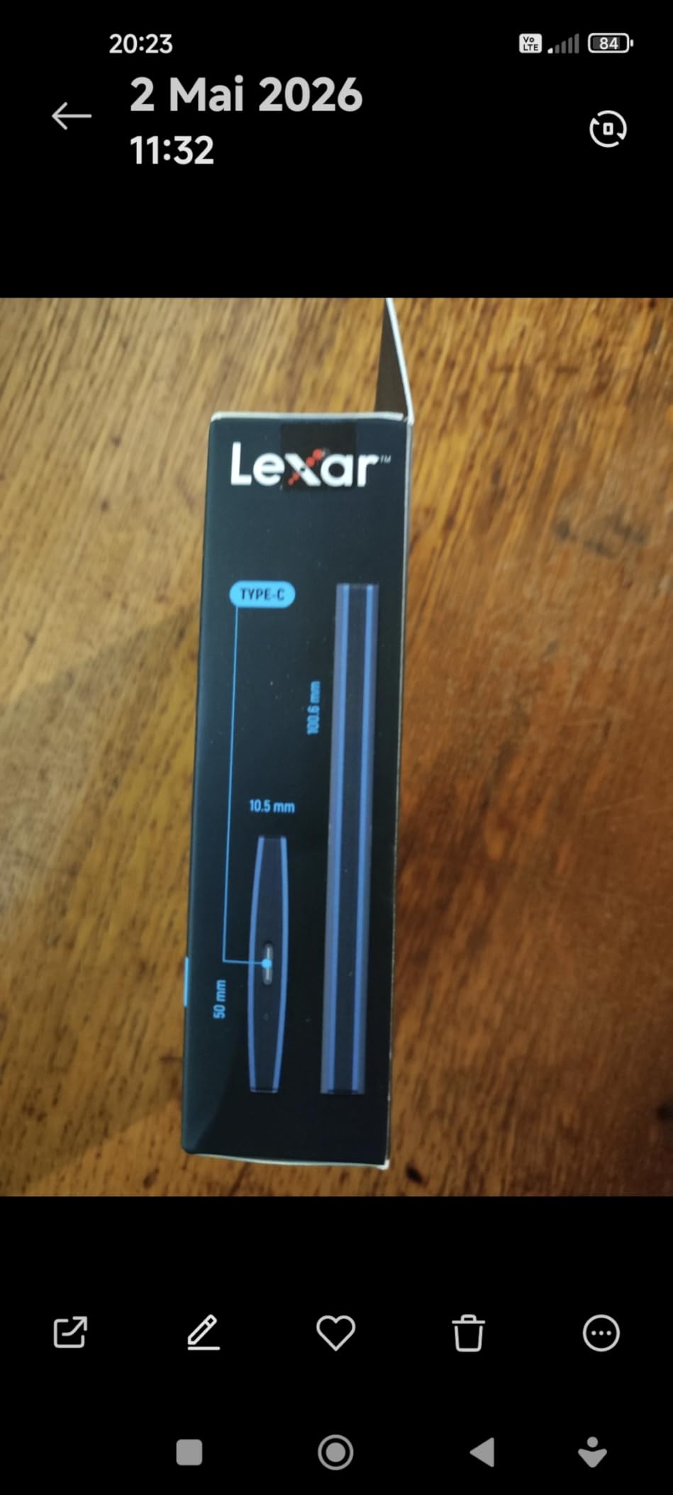 Très bon SSD, câble un peu court
