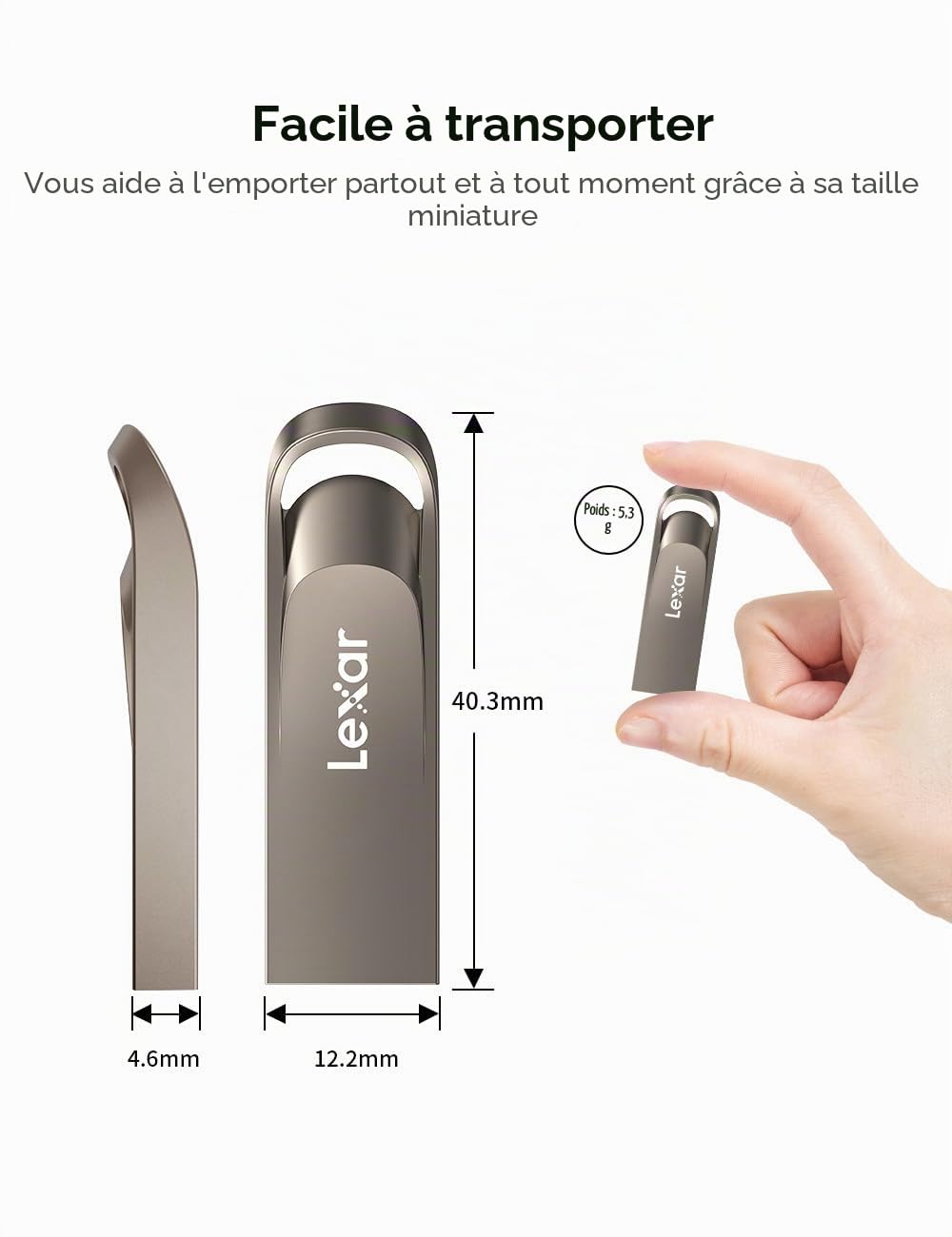 lexar-jumpdrive-64-go-cl-usb-3-2-gen-1-m-tal-lecture-jusqu-100-mo-s image 2
