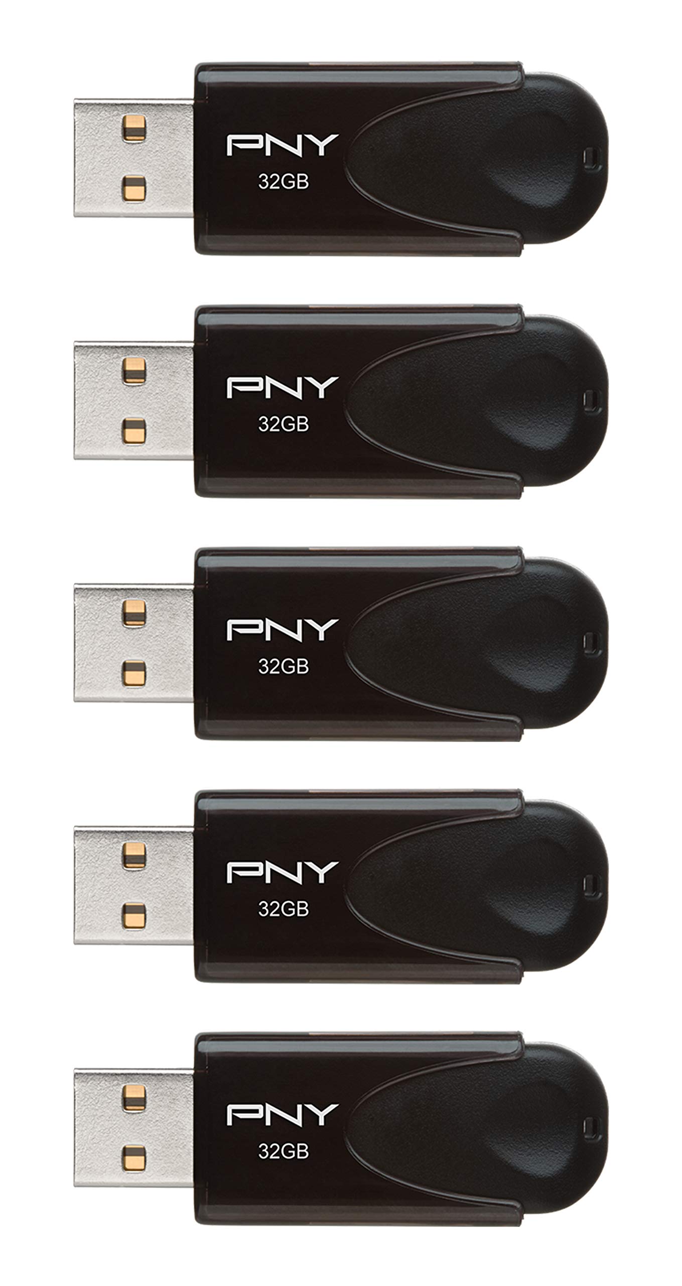 pny-attach-4-pack-de-5-cl-s-usb-2-0-32-go-noir image 3