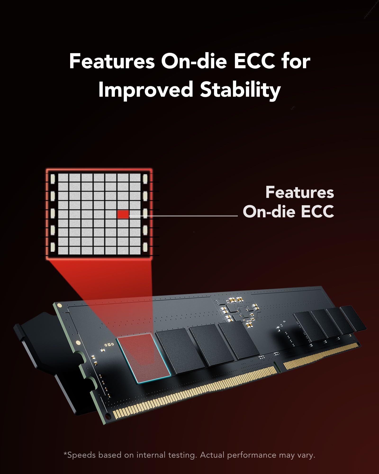 lexar-16-go-ddr5-5600-mhz-udimm-288-broches-cl46-1-1v-avec-ecc-on-die image 6