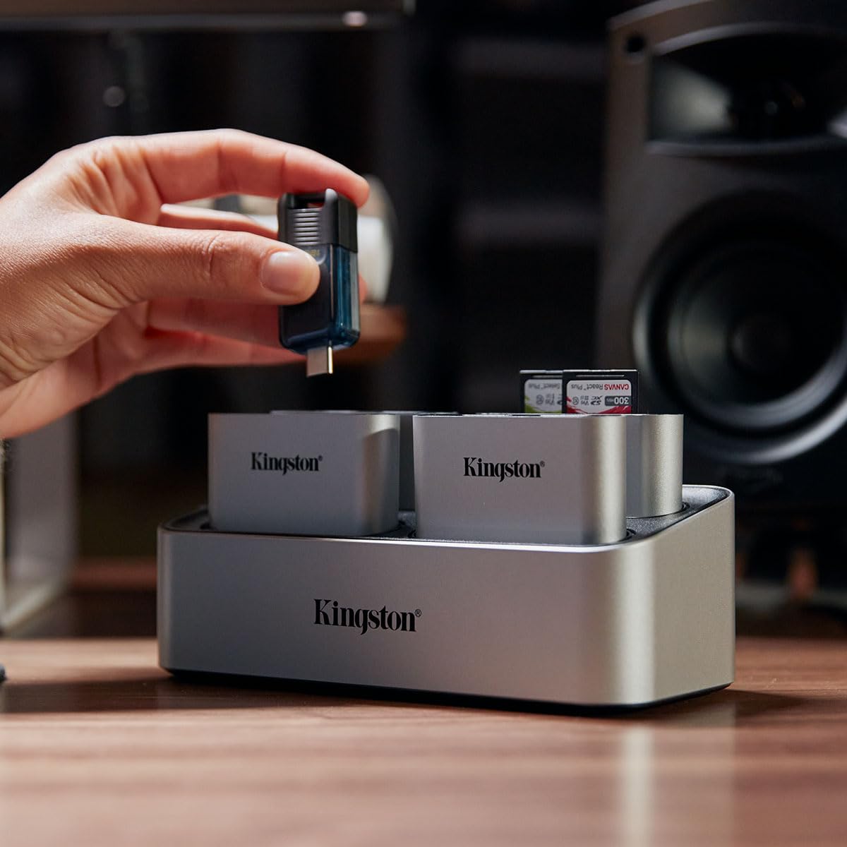 kingston-workflow-station-minihub-usb-a-usb-c-5g-lecteur-microsd-uhs-ii image 4