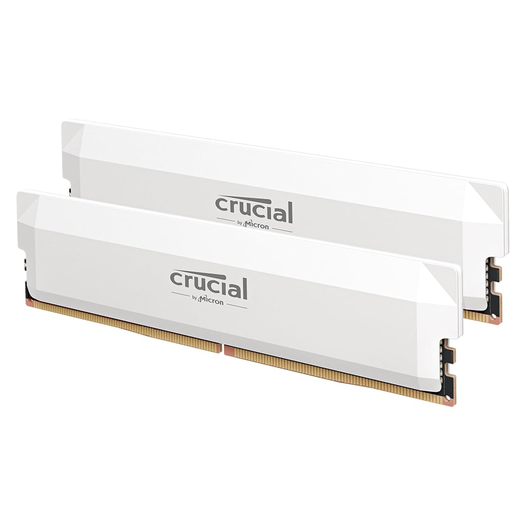 crucial-pro-overclocking-64go-kit-2x32go-ddr5-6400mhz-cl40-blanc-ram-pc image 1