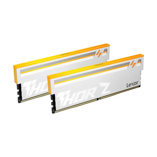lexar-thor-z-rgb-ddr5-32go-2x16go-6000mhz-cl36-udimm-argent image 1