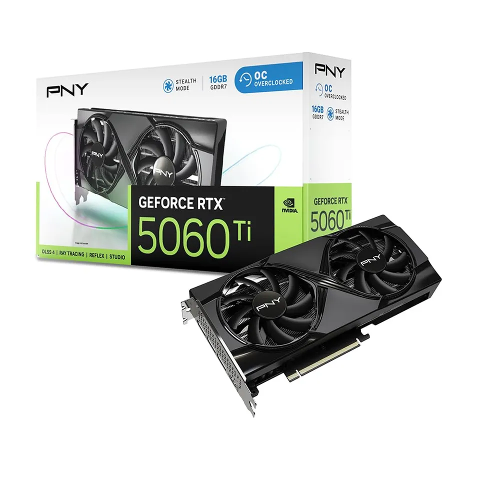 pny-geforce-rtx-5060-ti-16go-overclocked-dual-fan-dlss-4-gddr7 image 1