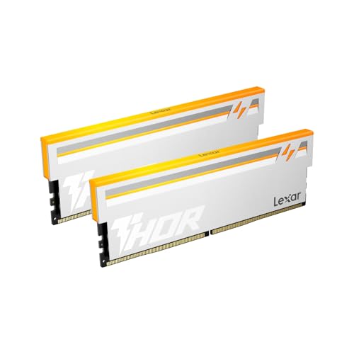 lexar-ares-rgb-ddr5-ram-32-go-kit-2x16-go-6000-mhz-cl38-udimm-argent image 4