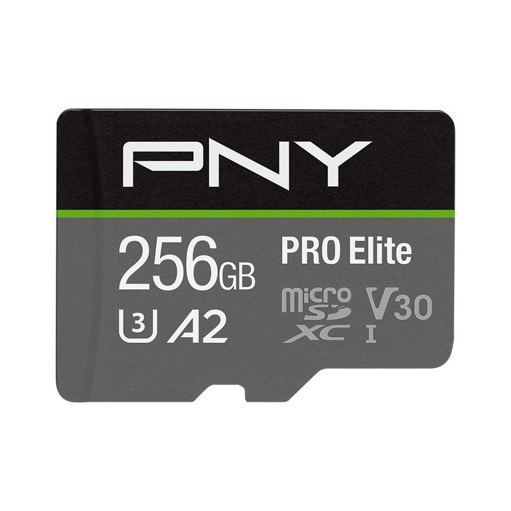 pny-pro-elite-256go-microsdxc-u3-v30-a2-adaptateur-sd image 1