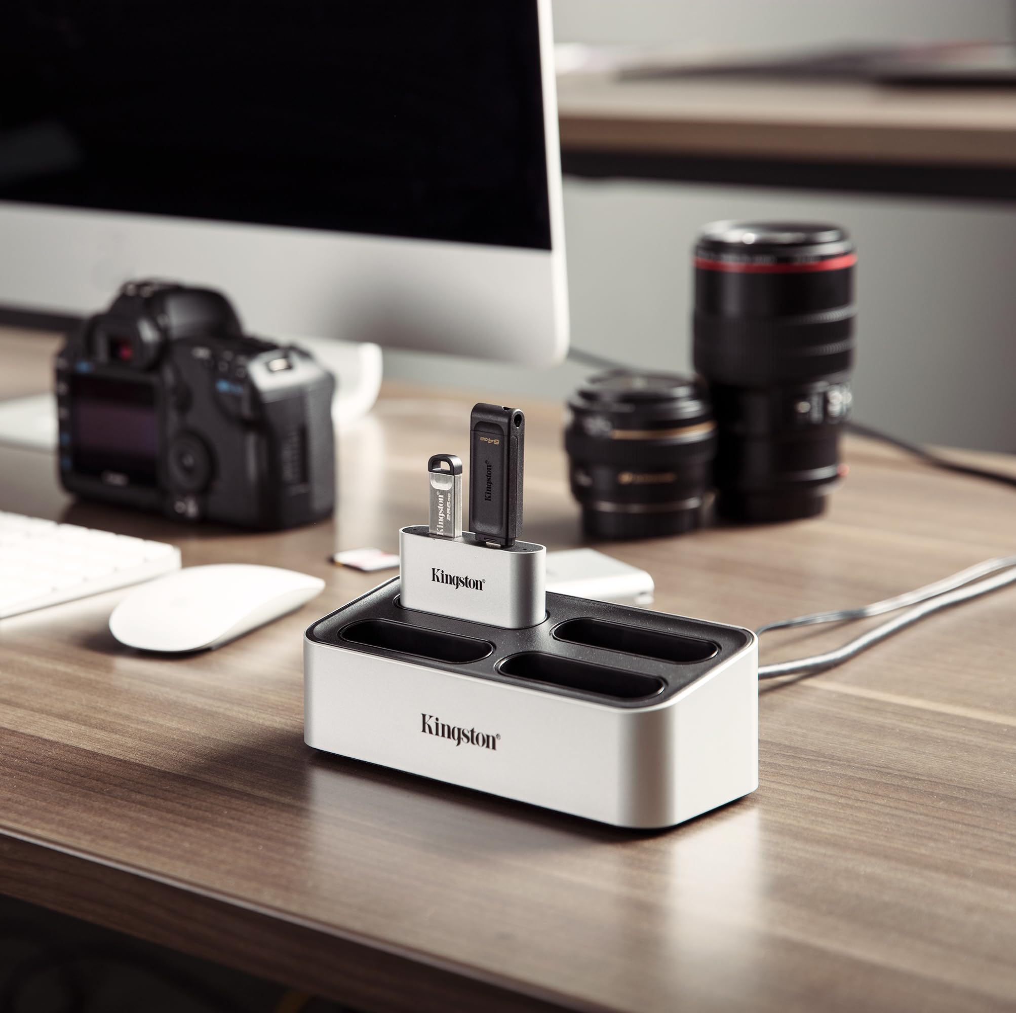 kingston-workflow-station-minihub-usb-a-usb-c-5g-lecteur-microsd-uhs-ii image 3