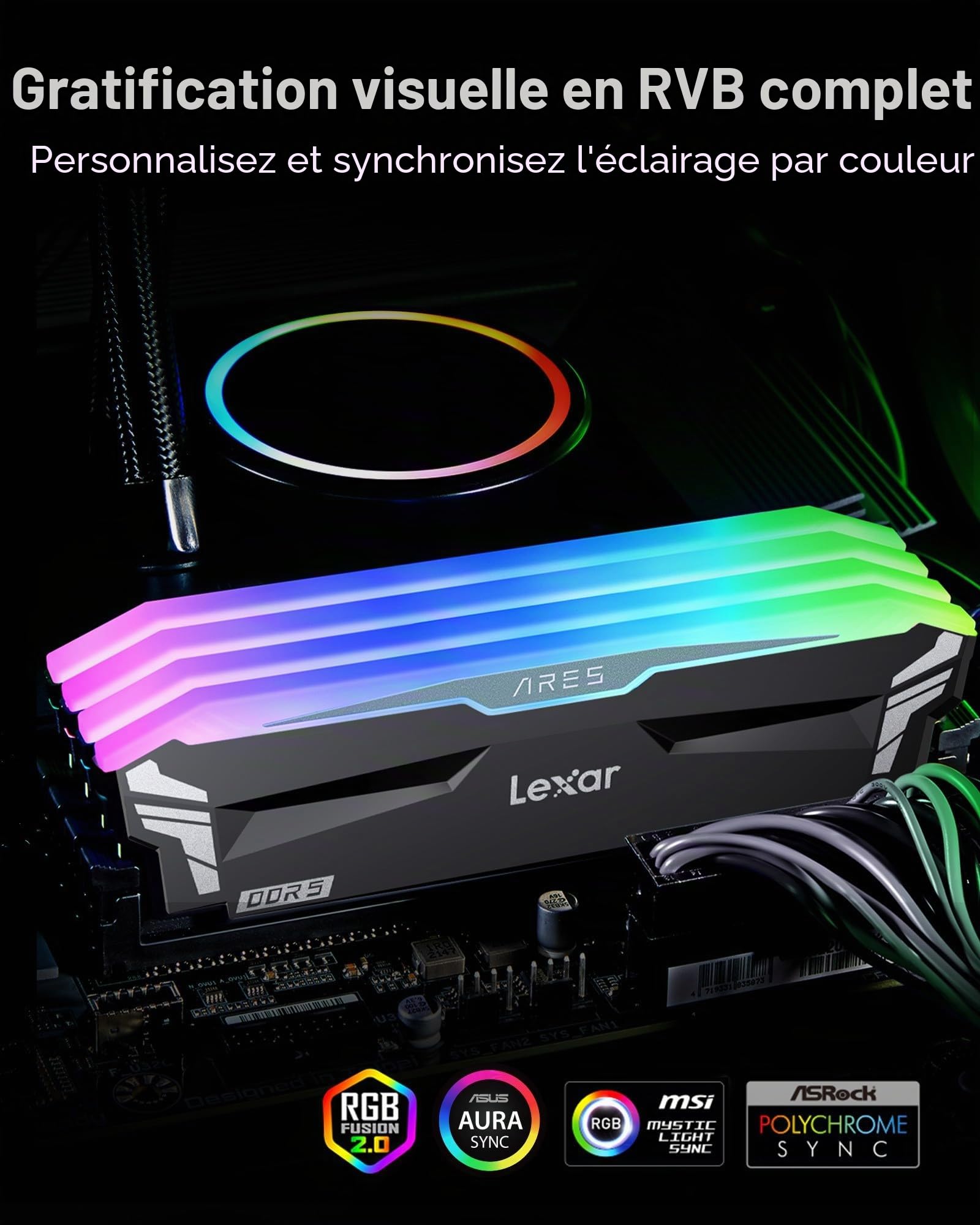 lexar-ares-rgb-ddr5-32-go-2x16-go-6800-mhz-cl34-xmp-3-0-expo-1-4v image 4