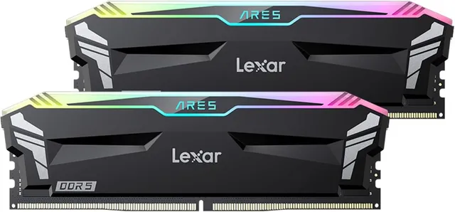 lexar-ares-rgb-ddr5-kit-32-go-2x16-go-6400mhz-cl32-udimm image 1