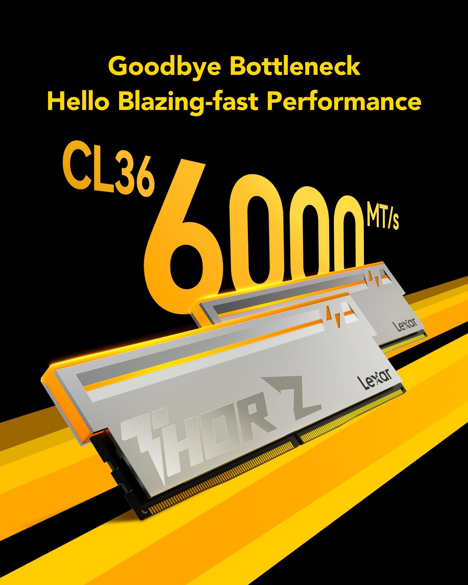 lexar-thor-z-rgb-ddr5-32go-2x16go-6000mhz-cl36-udimm-argent image 2