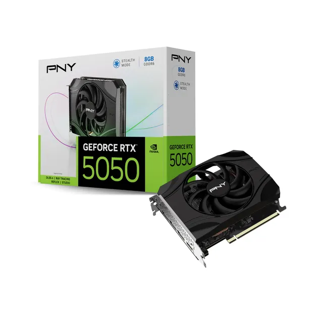 pny-geforce-rtx-5050-8go-gddr7-dlss-4-carte-graphique-blackwell image 1