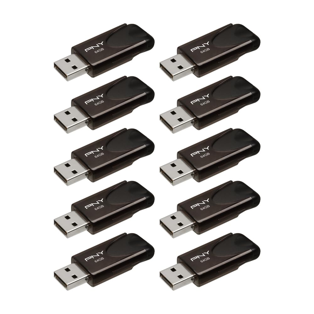 pny-attach-4-go-usb-2-0-cl-usb-lot-de-10 image 1