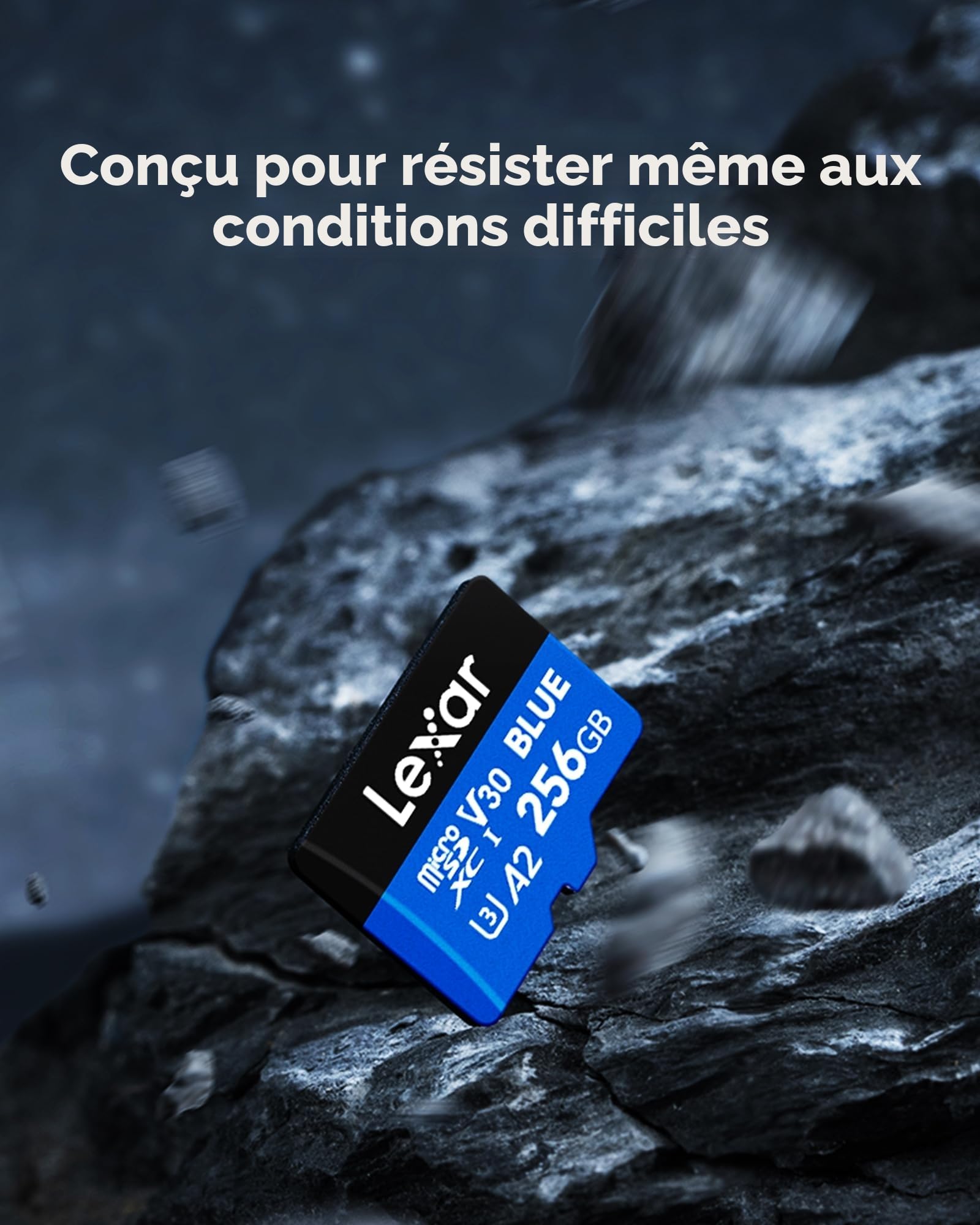 lexar-blue-carte-micro-sd-256-go-2-pack-jusqu-160-mo-s-uhs-i-microsdxc-a2 image 6