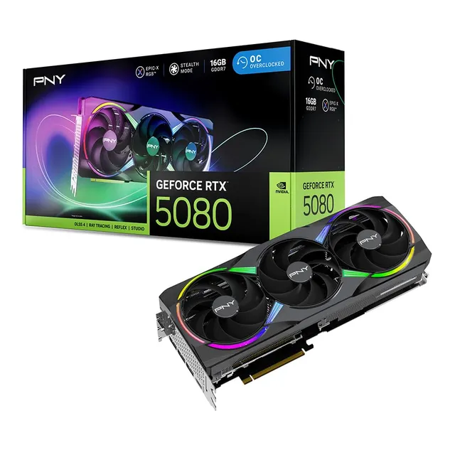 pny-geforce-rtx-5080-16-go-argb-oc-triple-fan-dlss-4 image 1