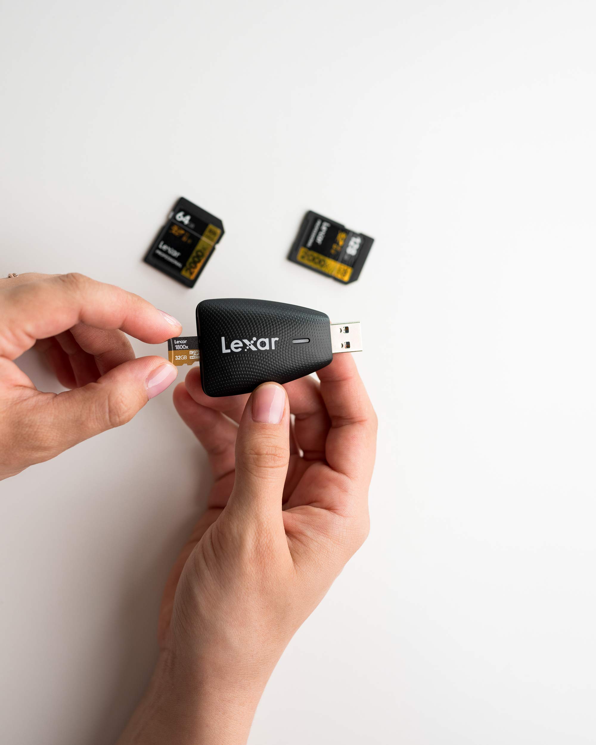lexar-professional-lrw450u-lecteur-multi-cartes-2-en-1-usb-3-1-sd-microsd-uhs-ii image 7
