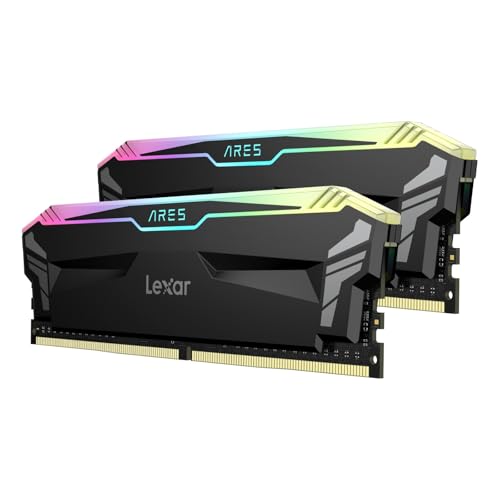 lexar-ares-rgb-ddr4-16-go-kit-2x8-go-4000-mhz-cl18-m-moire-pc-noir image 7