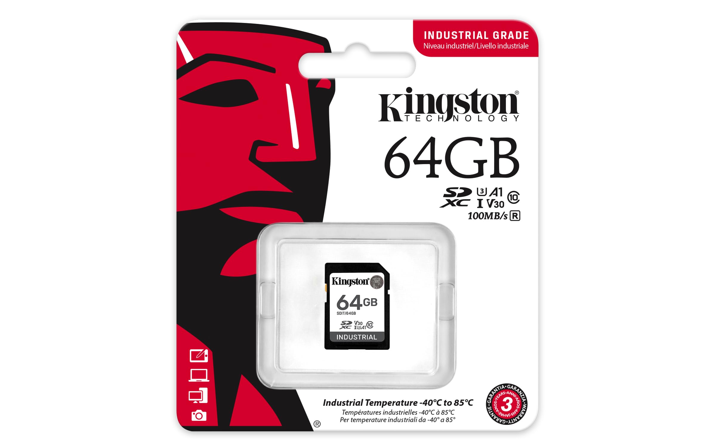 kingston-industrial-64-go-sdxc-uhs-i-u3-v30-a1-pslc-carte-m-moire image 3