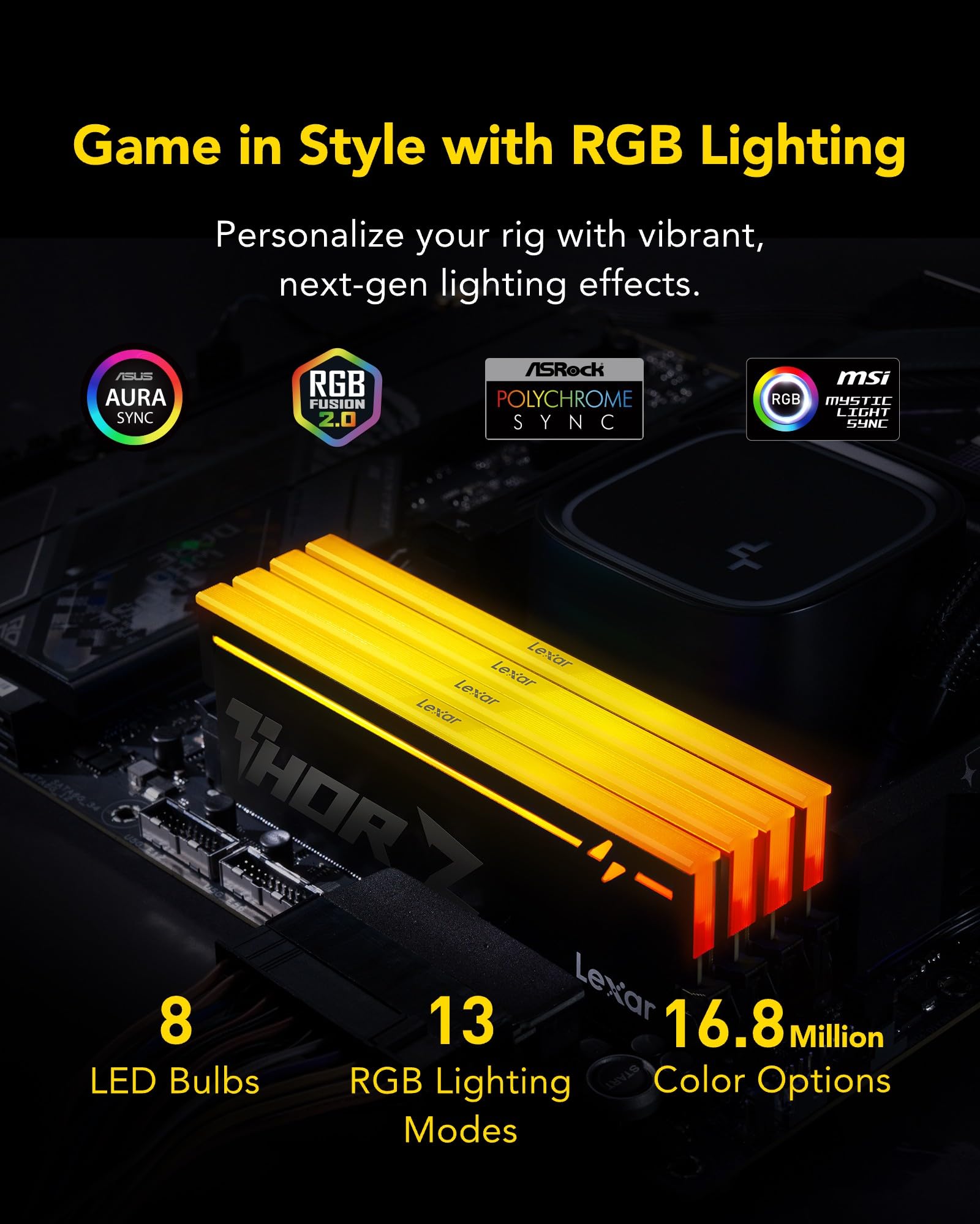 lexar-thor-z-rgb-ddr5-32-go-2x16-go-6000-mhz-cl38-xmp-3-0-expo image 4