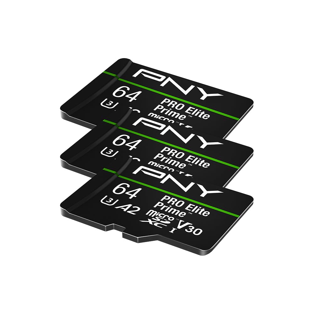 pny-pro-elite-prime-microsdxc-64-go-u3-v30-a2-200-mo-s-adaptateur-sd image 3