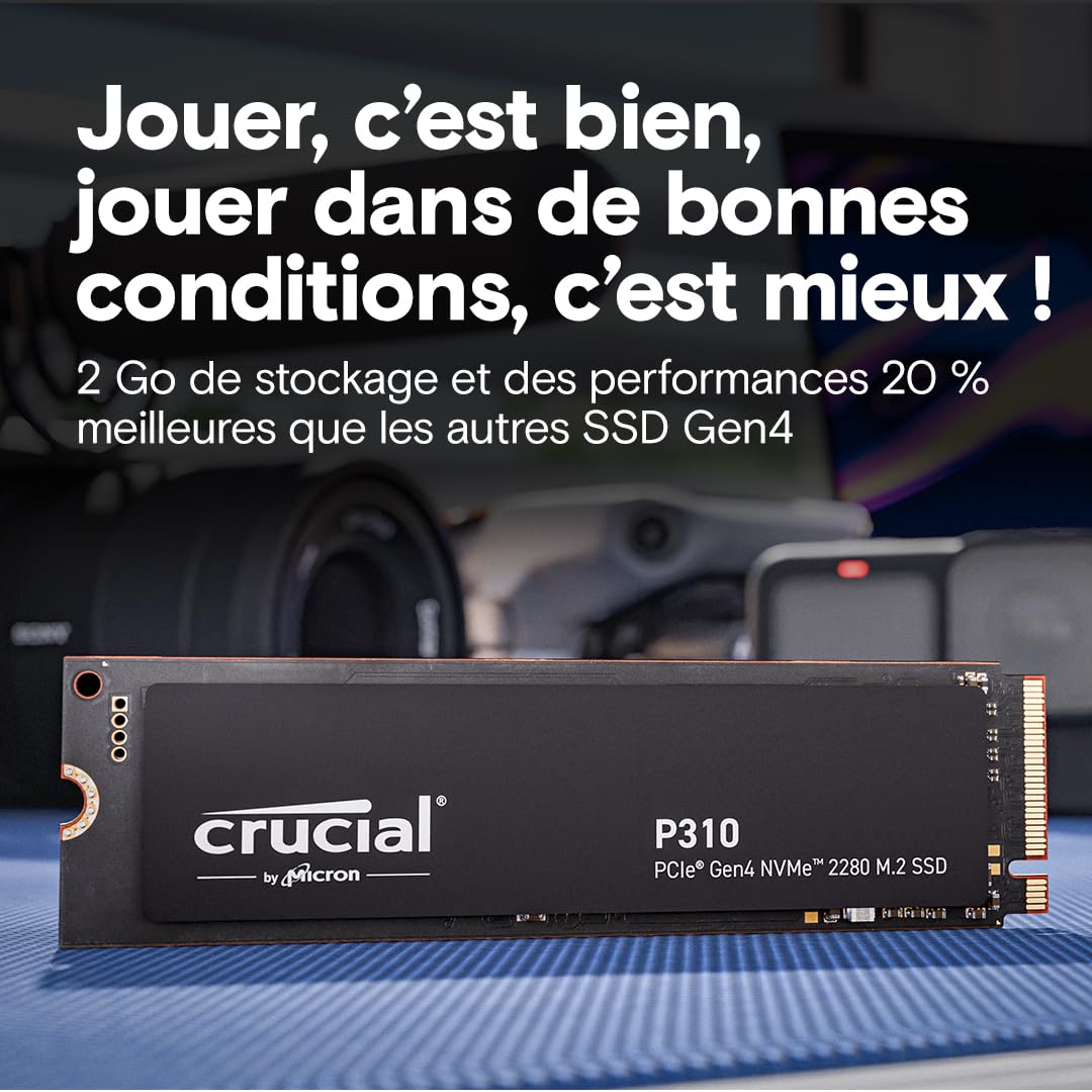 crucial-p310-ssd-interne-500go-pcie-gen4-nvme-m-2-2280-6600-mo-s image 3