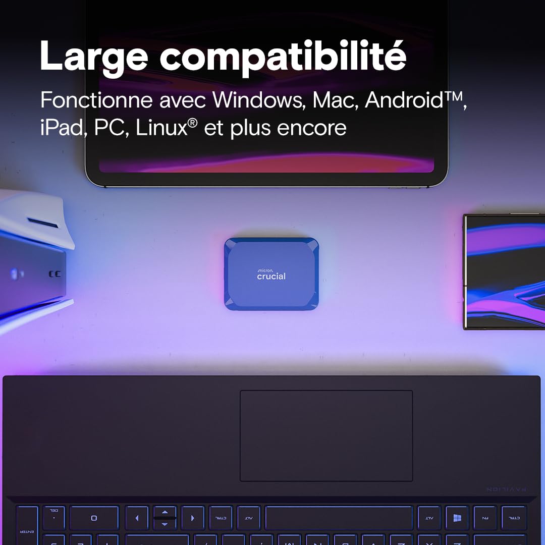 crucial-x10-ssd-externe-portable-4to-usb-c-2100-mo-s-ip65-bleu-mat image 5