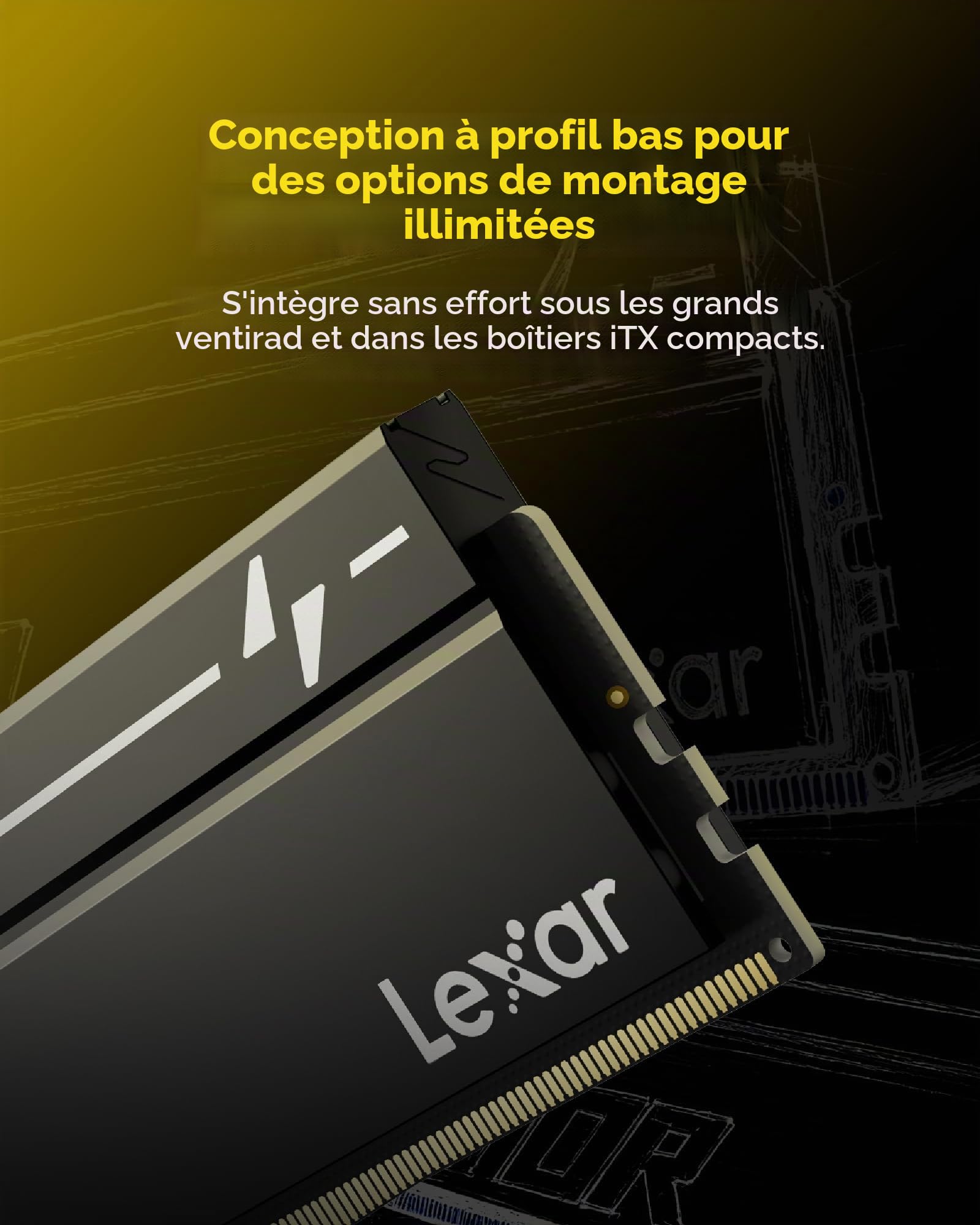 lexar-thor-oc-8-go-ddr5-6000mhz-cl38-udimm-gaming image 2