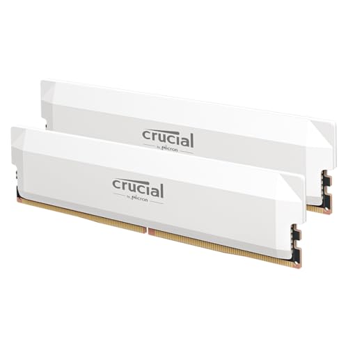 crucial-pro-overclocking-64go-kit-2x32go-ddr5-6400mhz-cl40-blanc-ram-pc image 8