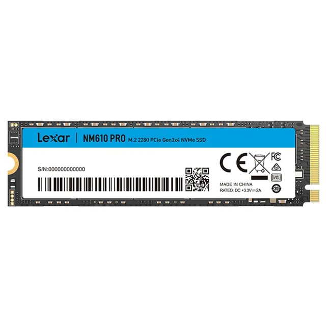 lexar-nm610pro-500-go-ssd-interne-m-2-2280-pcie-gen3x4-nvme image 1