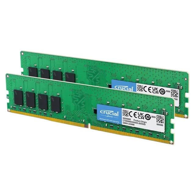 crucial-64go-kit-2x32go-ddr4-3200mhz-cl22-udimm-m-moire-bureau image 1