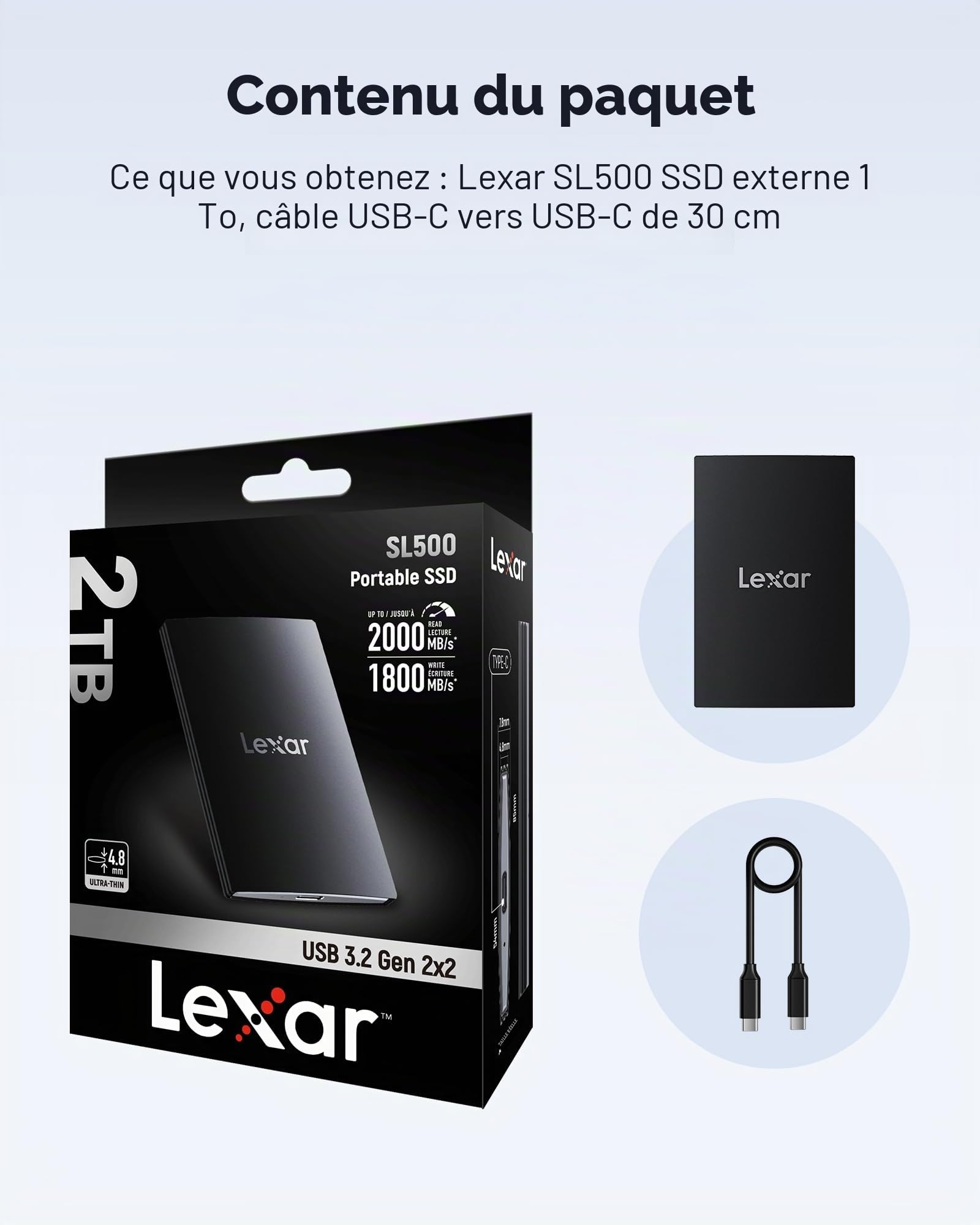 lexar-sl500-1to-ssd-externe-portable-usb-3-2-gen-2x2-2000-mo-s image 6