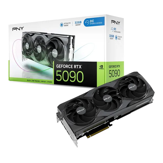 pny-geforce-rtx-5090-32-go-oc-triple-fan-dlss-4 image 1