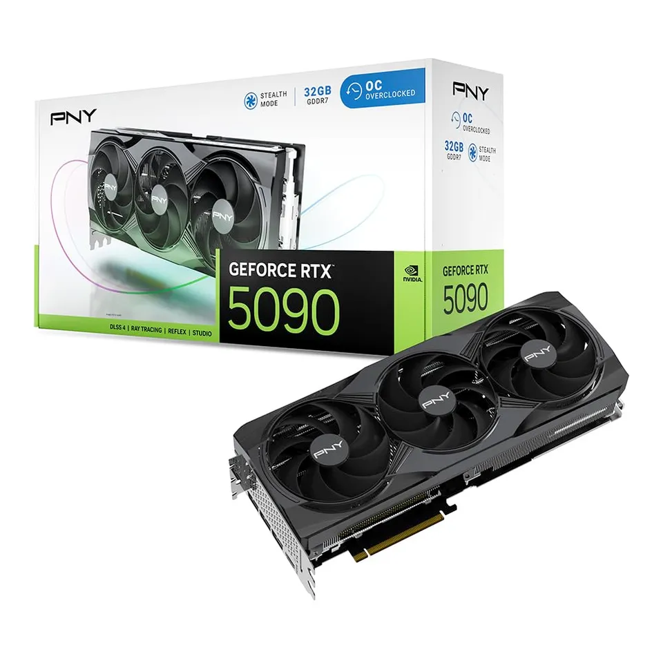 pny-geforce-rtx-5090-32-go-oc-triple-fan-dlss-4 image 1