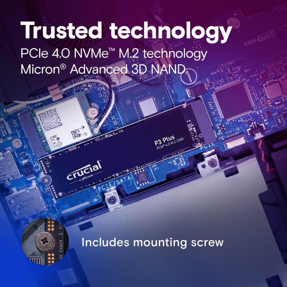 crucial-p3-plus-ssd-interne-500-go-pcie-gen4-nvme-m-2-jusqu-4700-mo-s-ct500p3pss image 4