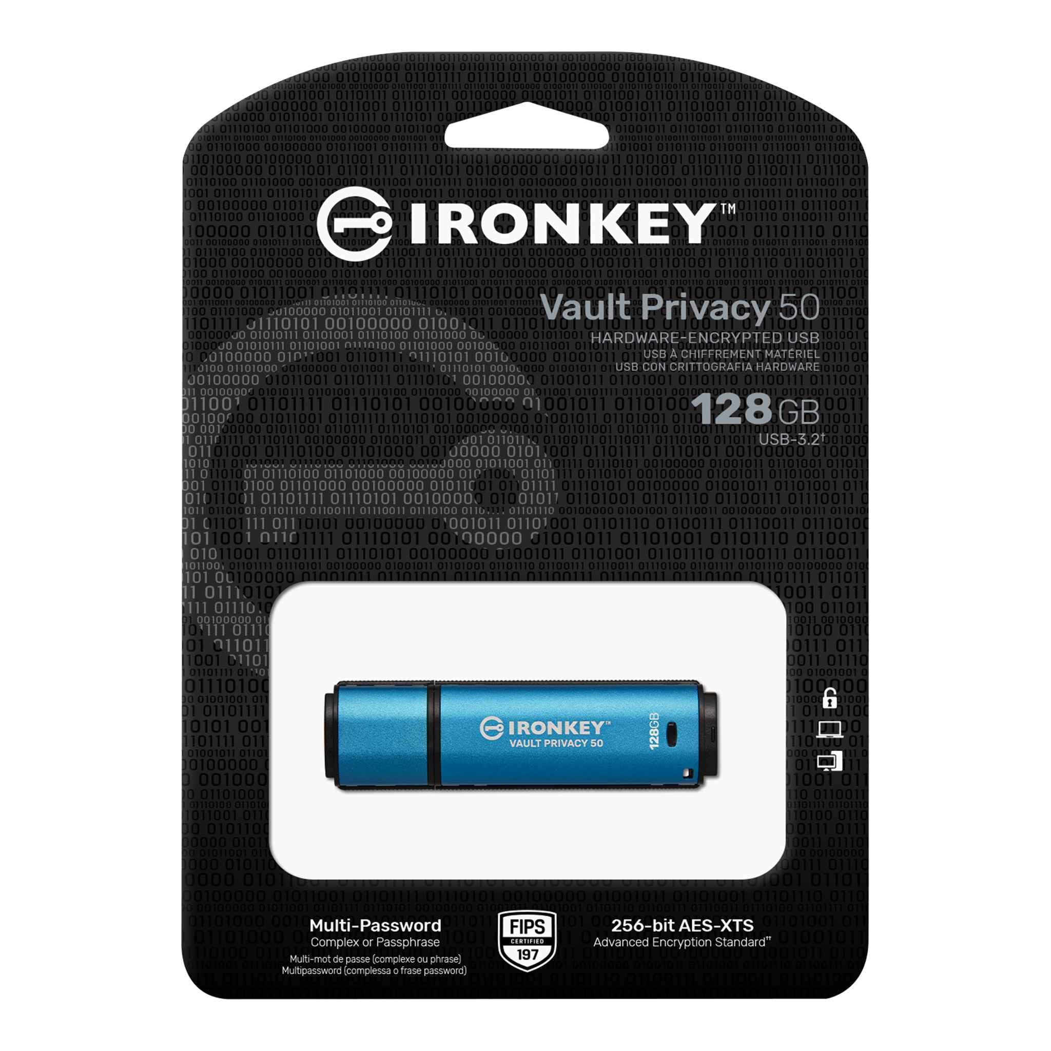 kingston-ironkey-vault-privacy-50-128-go-cl-usb-chiffr-e-aes-256-bits image 3