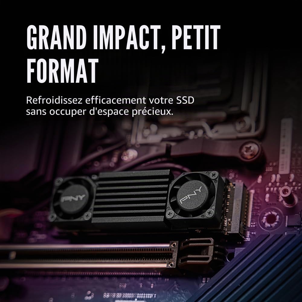 pny-cs3150-ssd-interne-1-to-m-2-nvme-pcie-gen5-avec-dissipateur-double-ventilate image 5