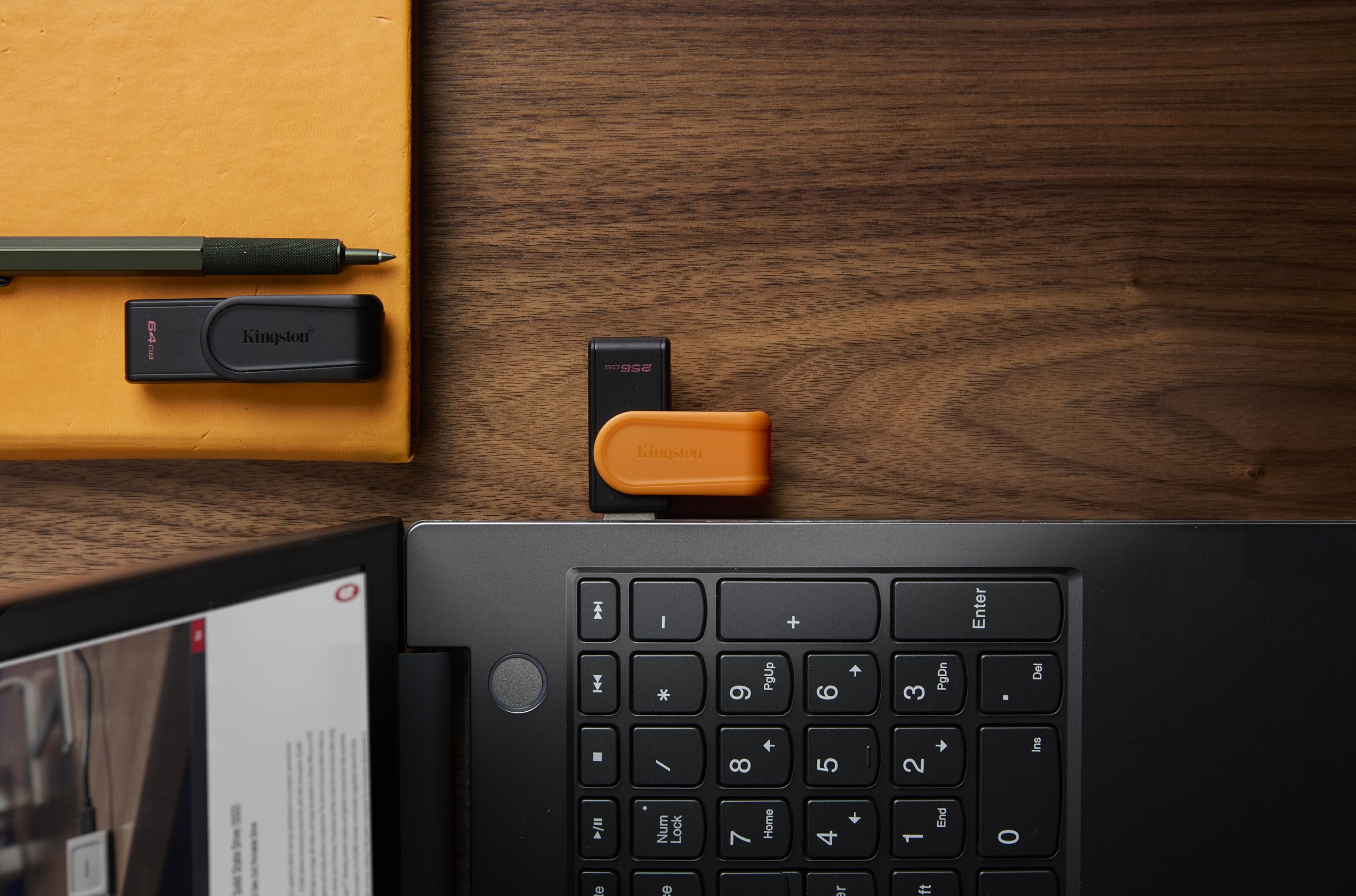 kingston-datatraveler-exodia-s-256-go-cl-usb-3-2-gen-1-type-a-noir-orange image 5