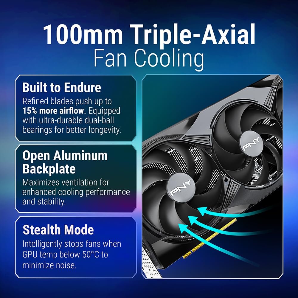 pny-geforce-rtx-5090-32-go-oc-triple-fan-dlss-4 image 3