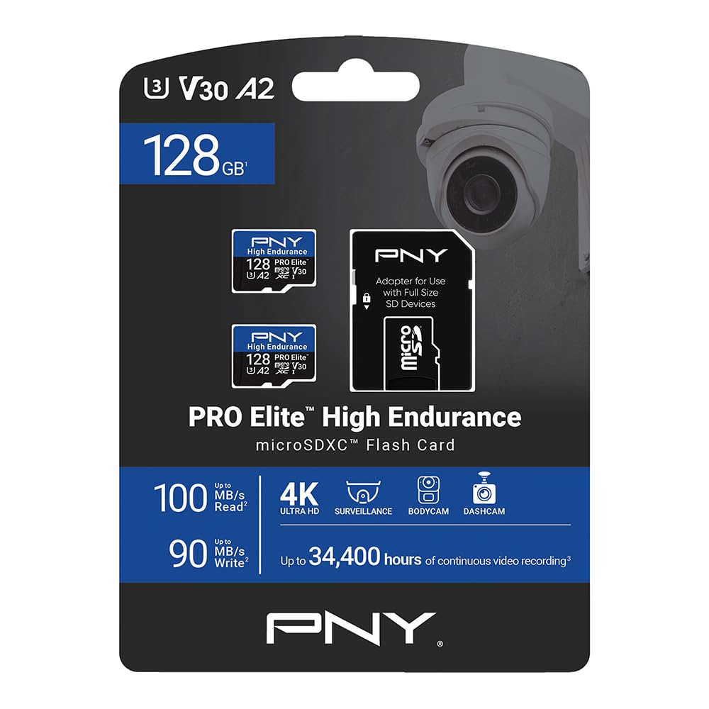 pny-pro-elite-high-endurance-2x128go-microsdxc-c10-u3-v30-a2-carte-m-moire image 8