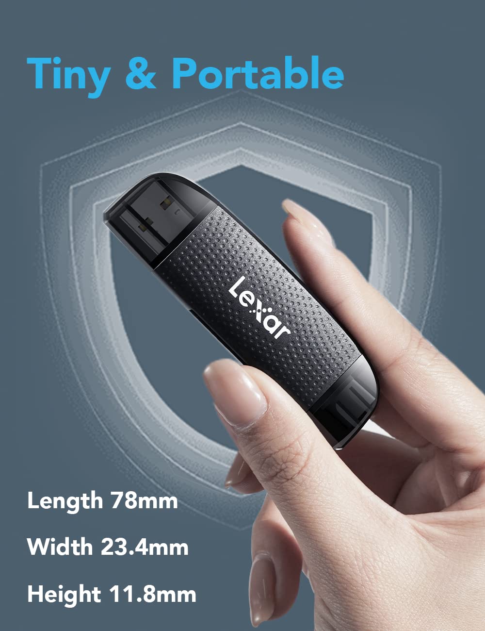lexar-rw310-lecteur-carte-sd-microsd-usb-c-usb-a-3-2-gen-1-170-mo-s image 5