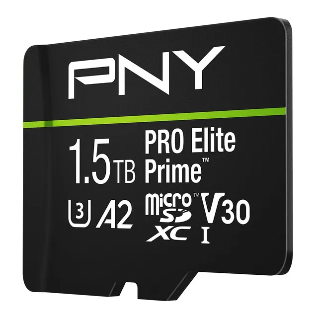 pny-pro-elite-prime-c10-u3-v30-a2-carte-microsdxc-1-5-to-adaptateur-sd image 1