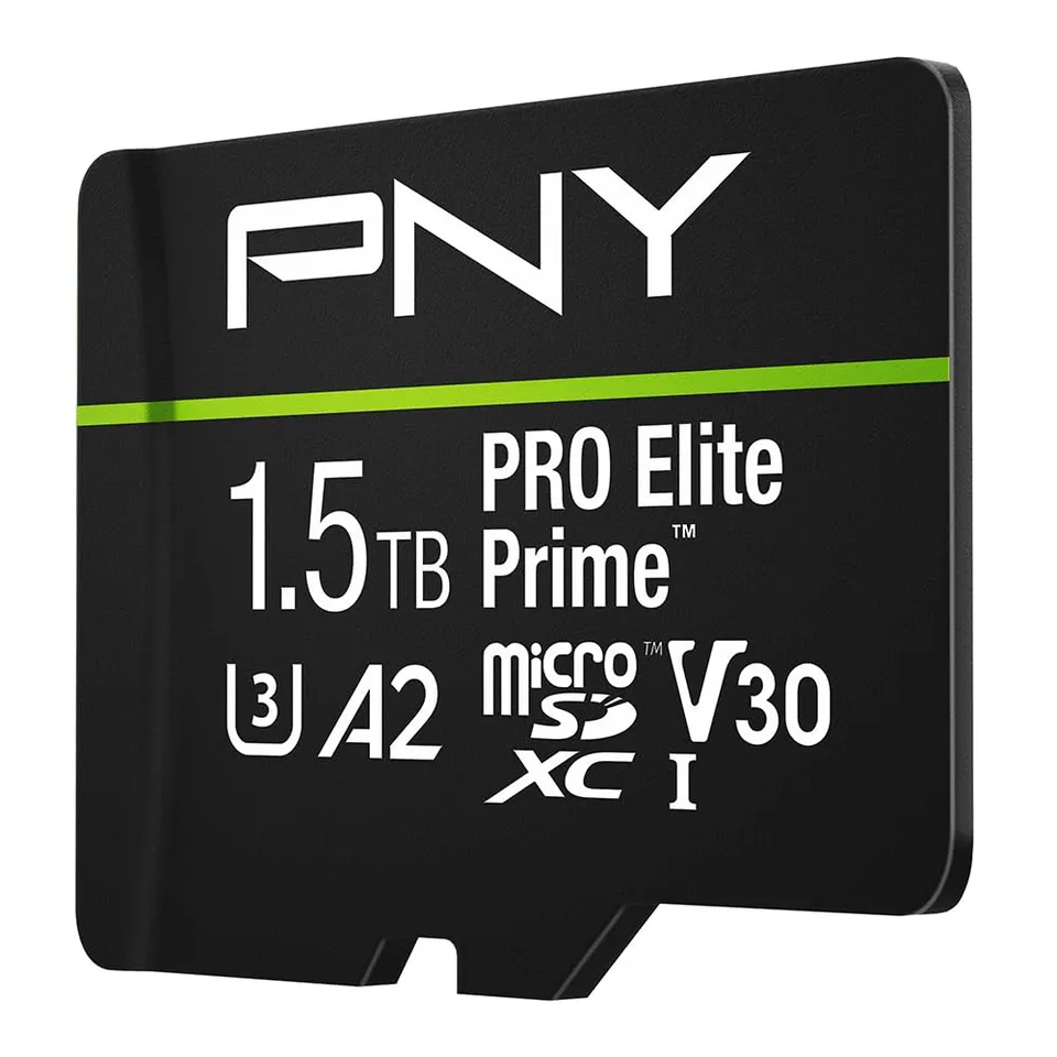 pny-pro-elite-prime-c10-u3-v30-a2-carte-microsdxc-1-5-to-adaptateur-sd image 1