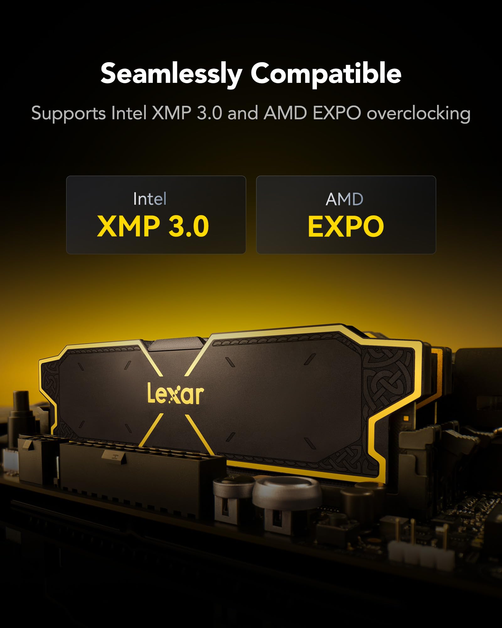 lexar-thor-oc-ddr5-32-go-kit-2x16-go-6000-mhz-cl38-m-moire-pc image 4