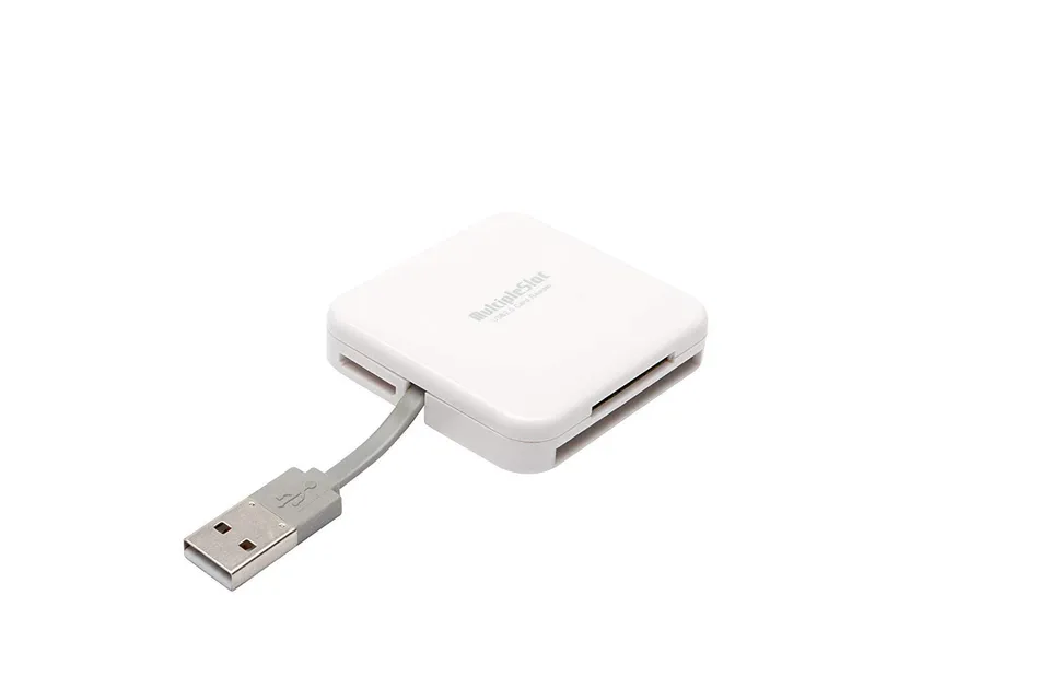 pny-lecteur-de-carte-m-moire-usb-2-0-all-in-one-blanc image 1
