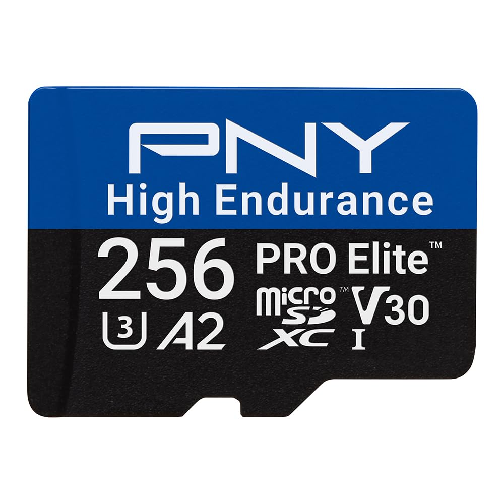 pny-pro-elite-high-endurance-256-go-microsdxc-u3-v30-a2-100-mo-s image 1
