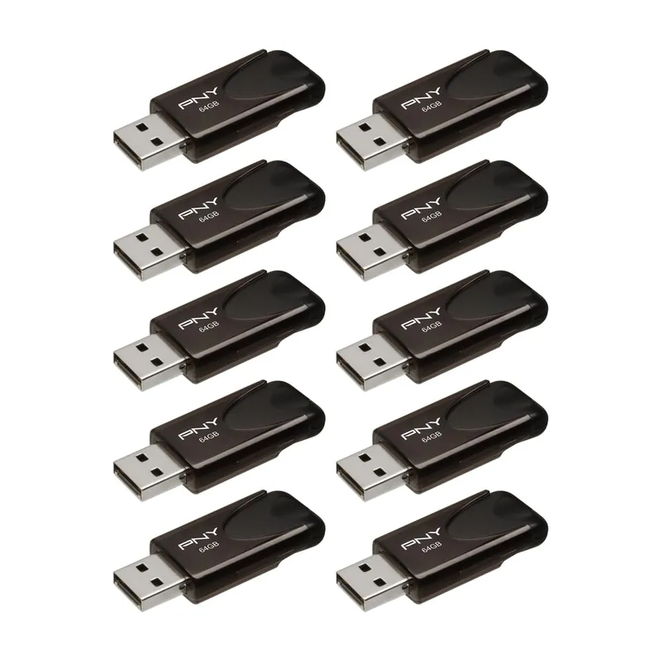 pny-attach-4-go-usb-2-0-cl-usb-lot-de-10 image 1